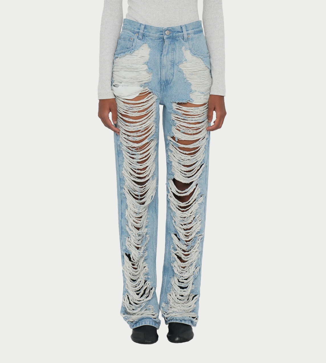 MM6 Maison Margiela - 5-Pocket Ripped Jeans