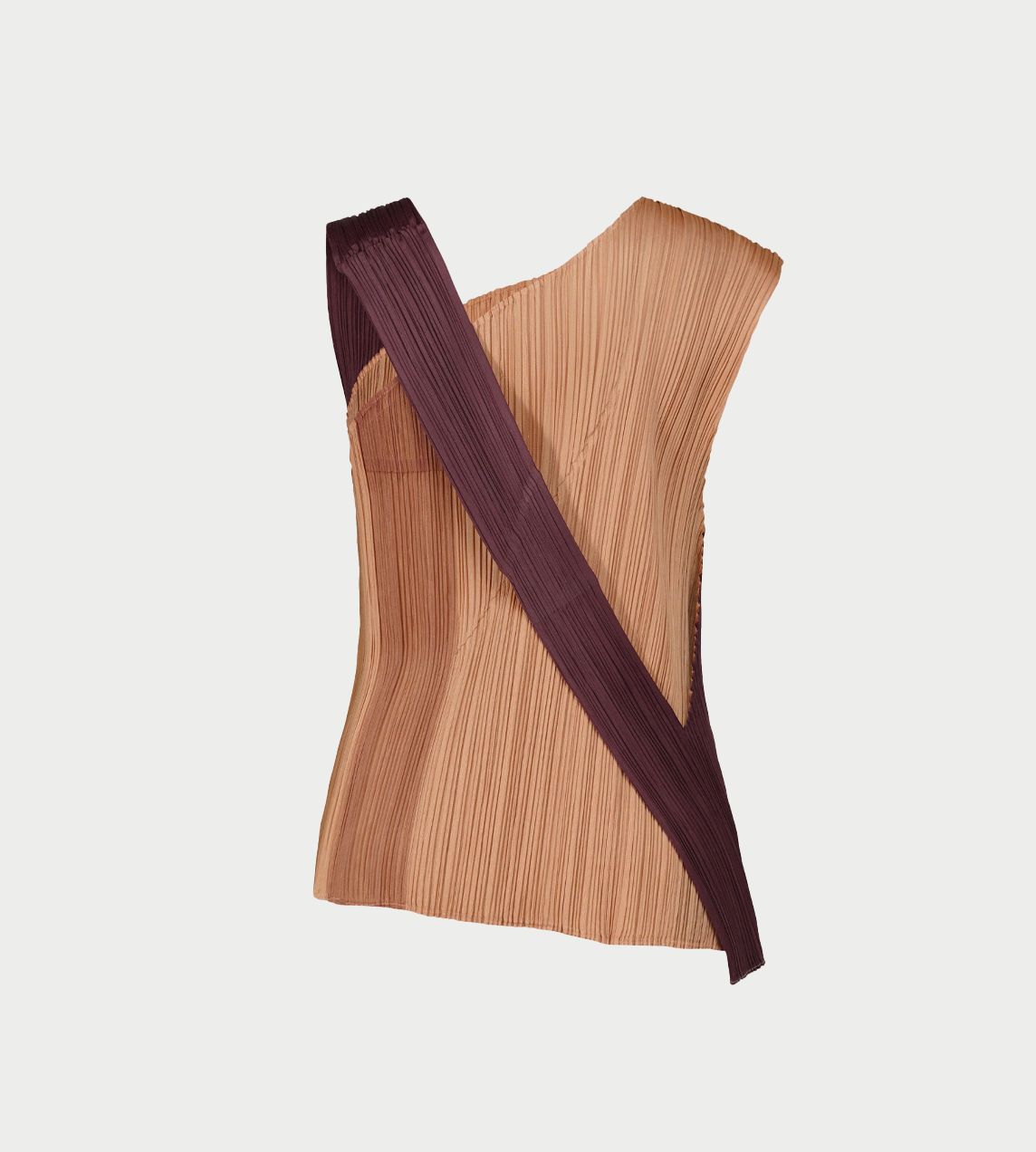 PLEATS PLEASE ISSEY MIYAKE - Pointe Top Pink Beige