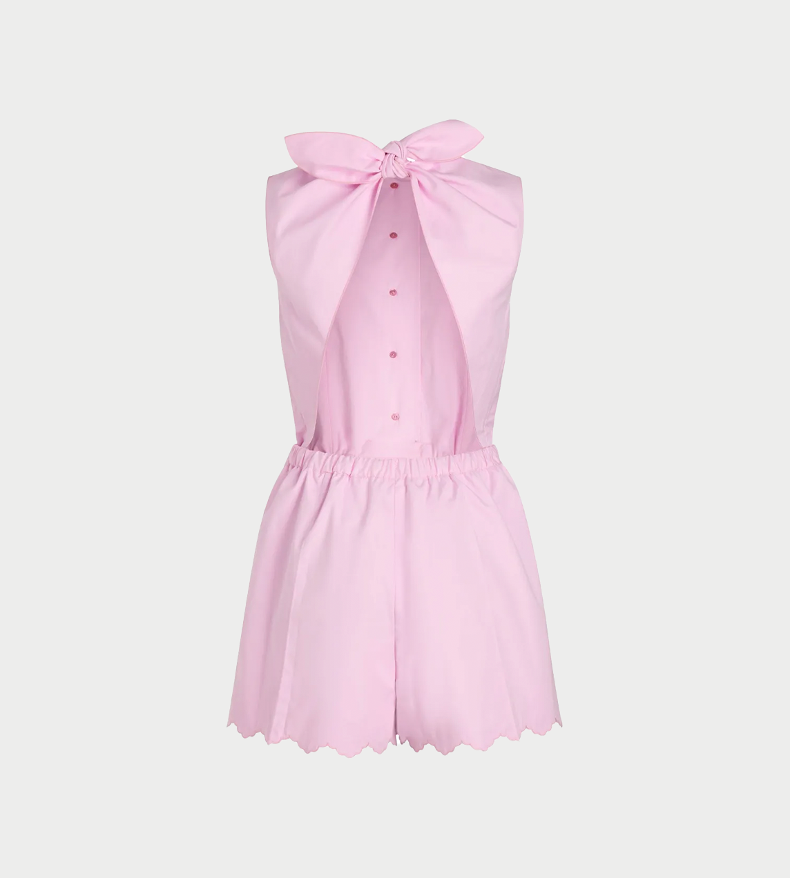 PATOU - Embroidered Scarf Jumpsuit Pink