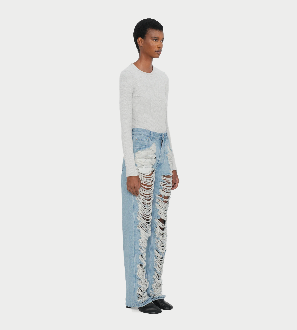 MM6 Maison Margiela - 5-Pocket Ripped Jeans