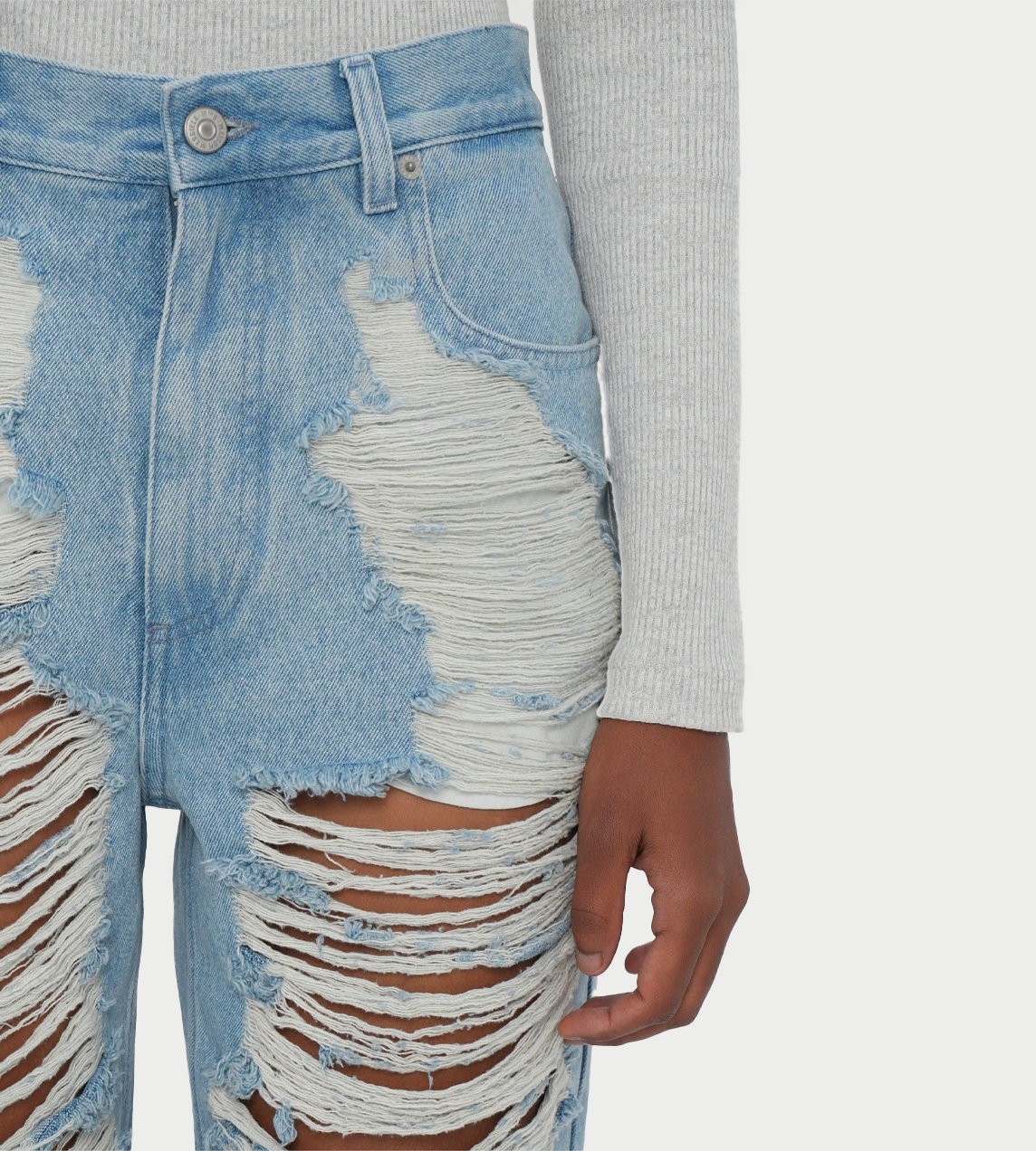 MM6 Maison Margiela - 5-Pocket Ripped Jeans