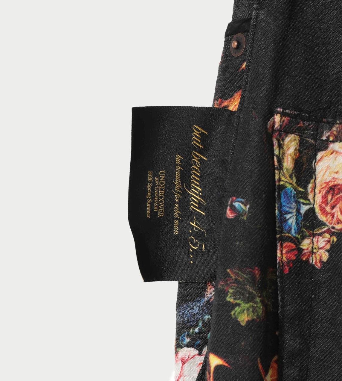All-over Flower Print Shorts Blk