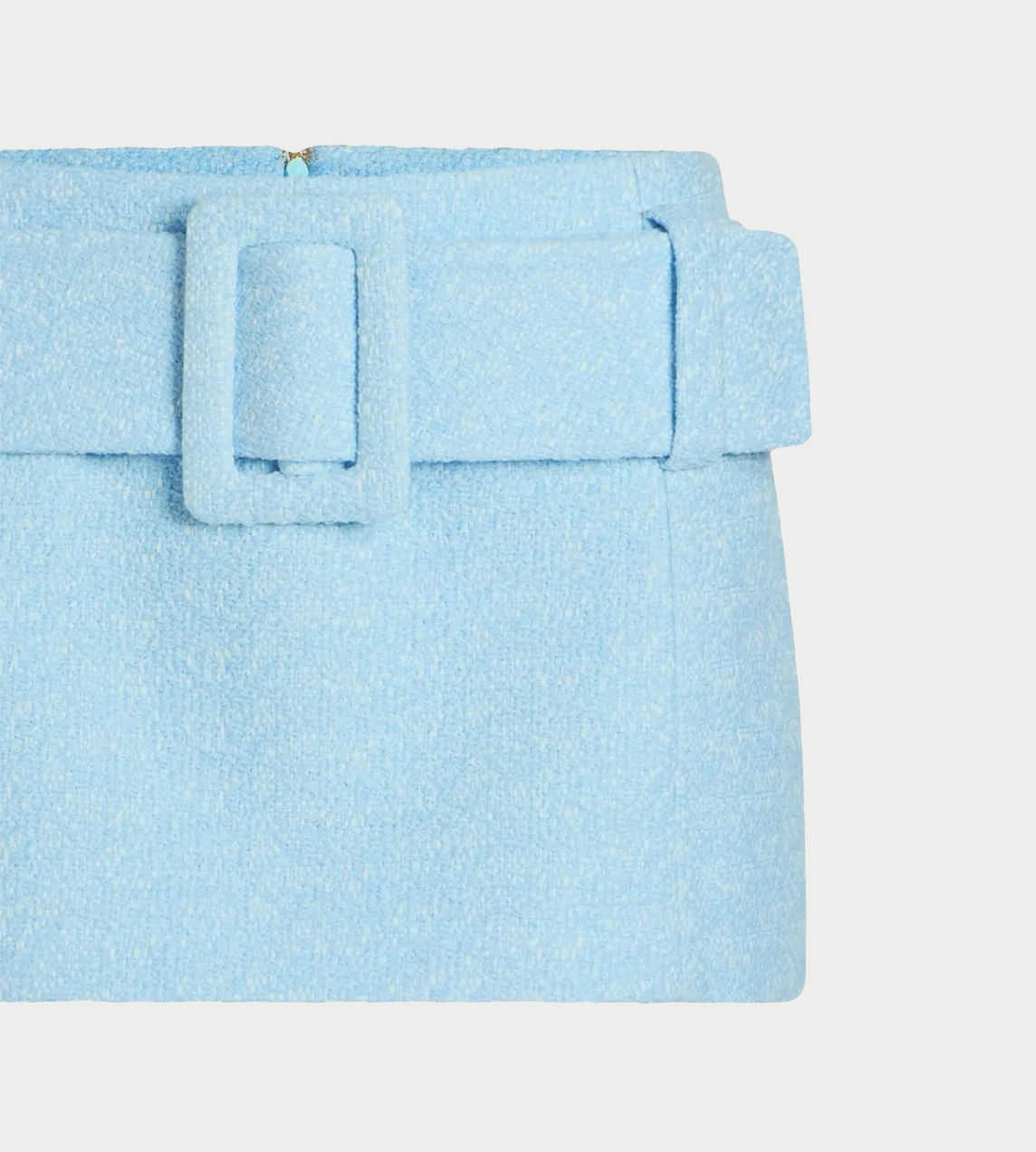 PATOU - Mini Belted Skirt Blue