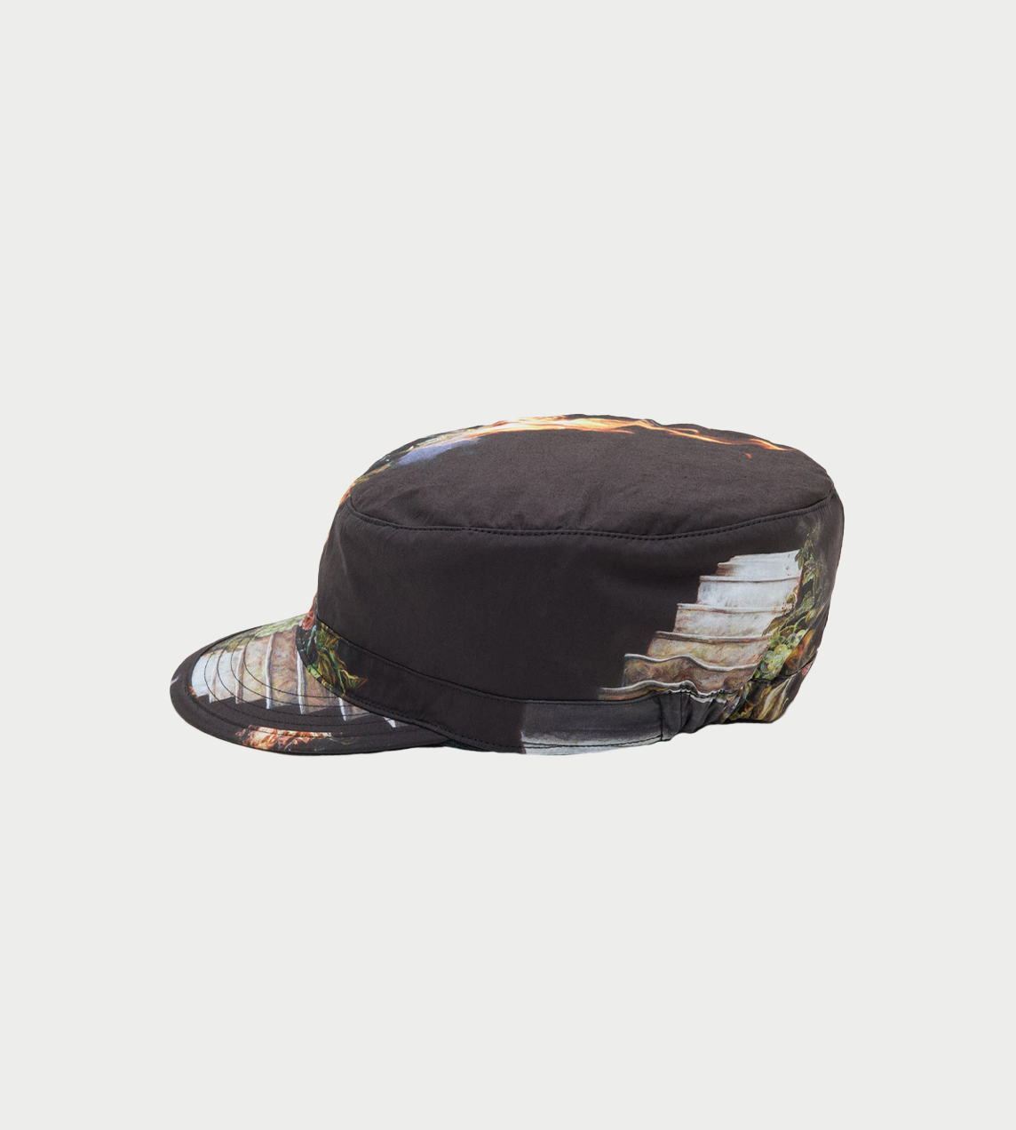 UNDERCOVER - All-over Flower Print Cap Blk