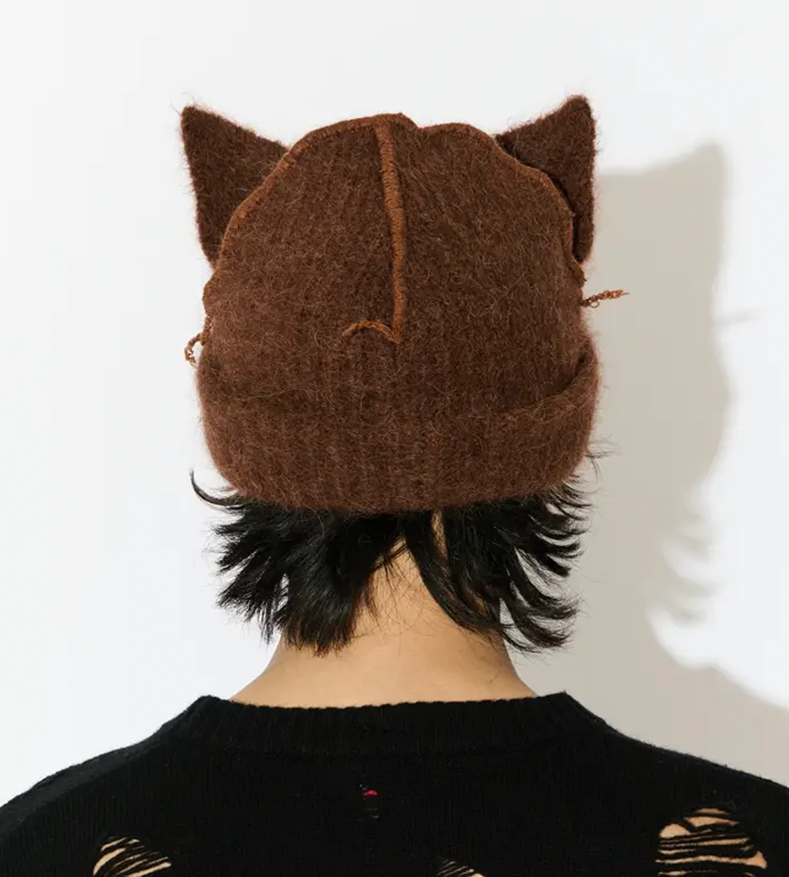 CHARLES JEFFERY LOVERBOY - Alpaca Chunky Ears Beanie Brown