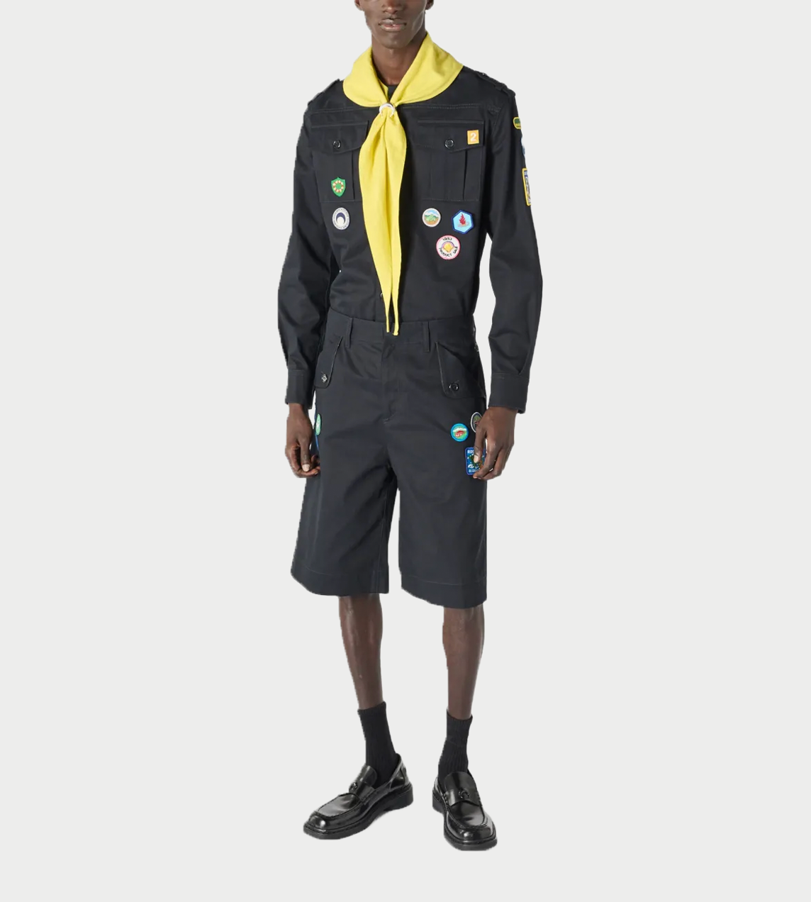 MARINE SERRE - Scout Workwear Bermuda Navy