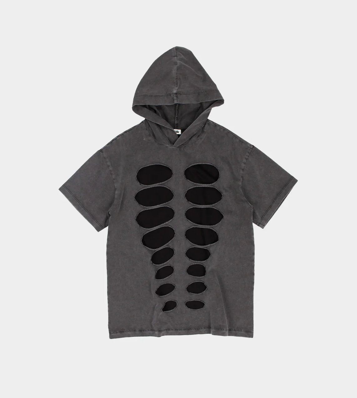 AVAVAV - Theo Hooded Tee Cut-out Grey