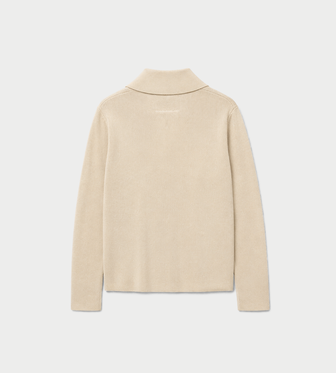 MM6 MAISON MARGIELA - V-neck Long-sleeve Top Cream