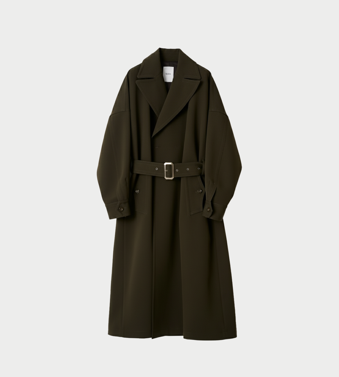 UJOH - Officer Flare Coat Dk Olive