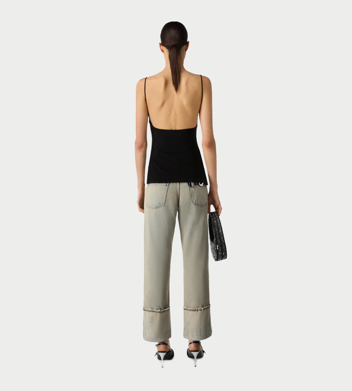 COPERNI - Draped Washing Clip Gala Top Blk