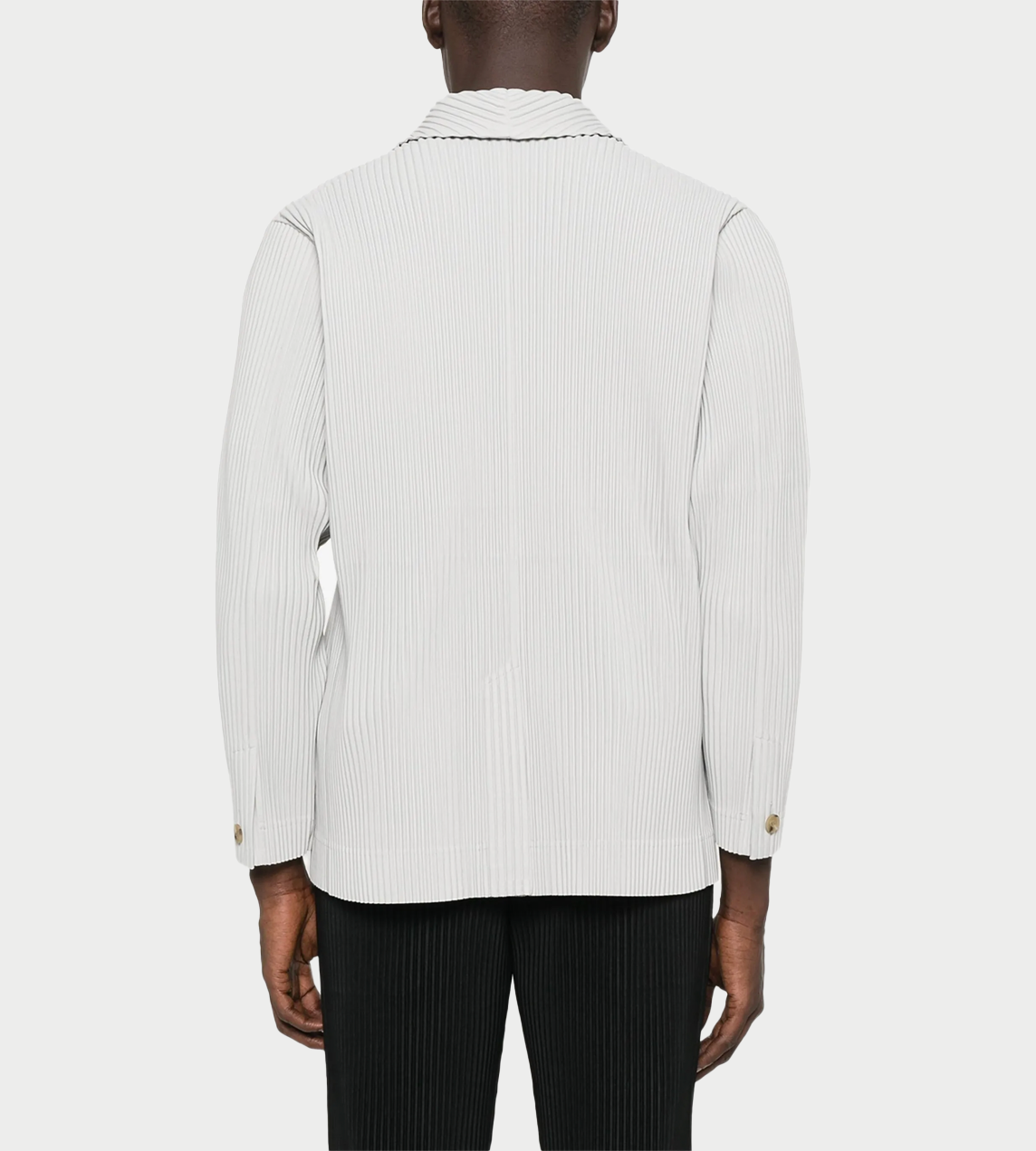 HOMME PLISSE ISSEY MIYAKE - Basic Pleated Jacket L. Grey