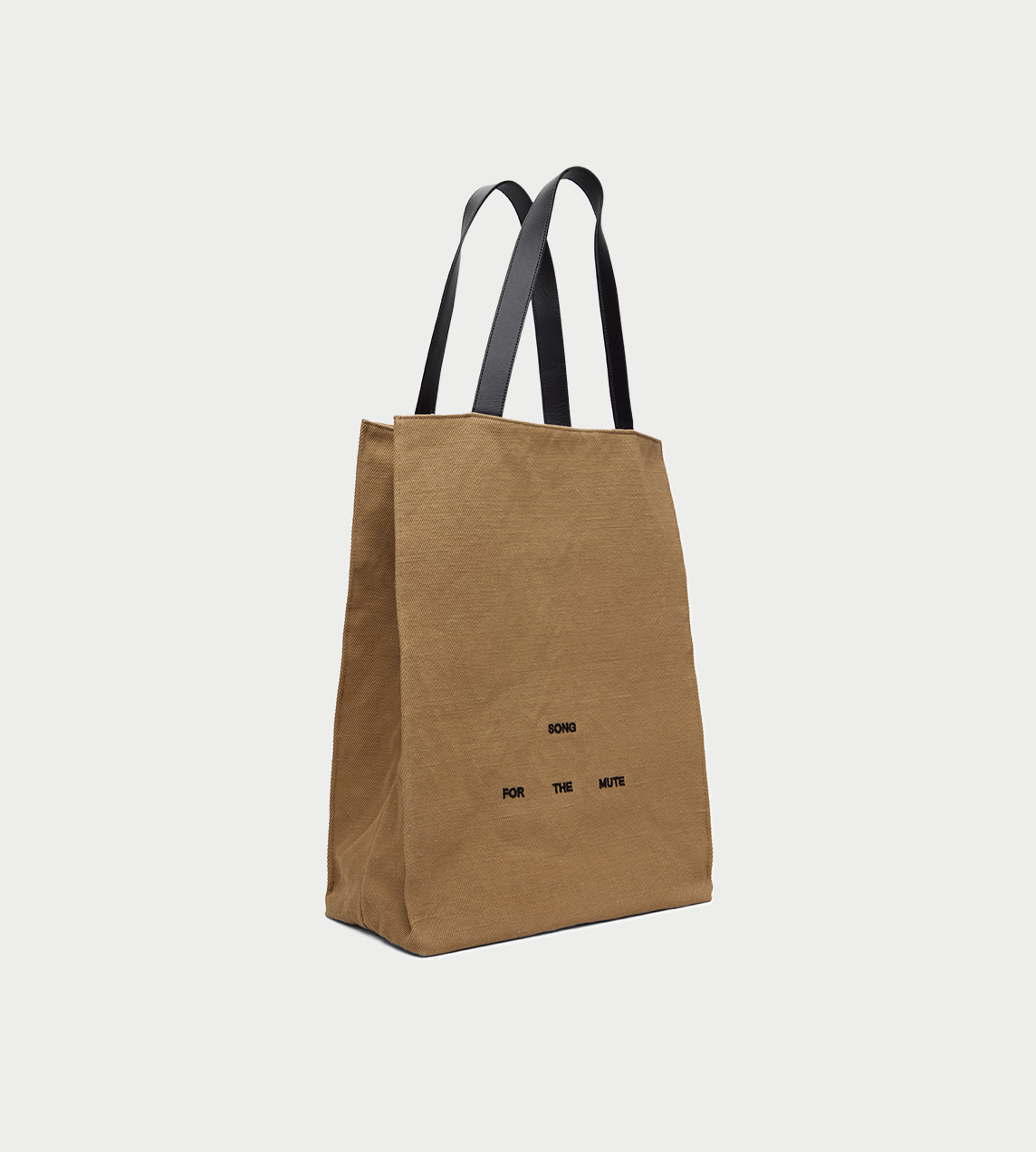 SONG FOR THE MUTE - Large Tote Bag Camel