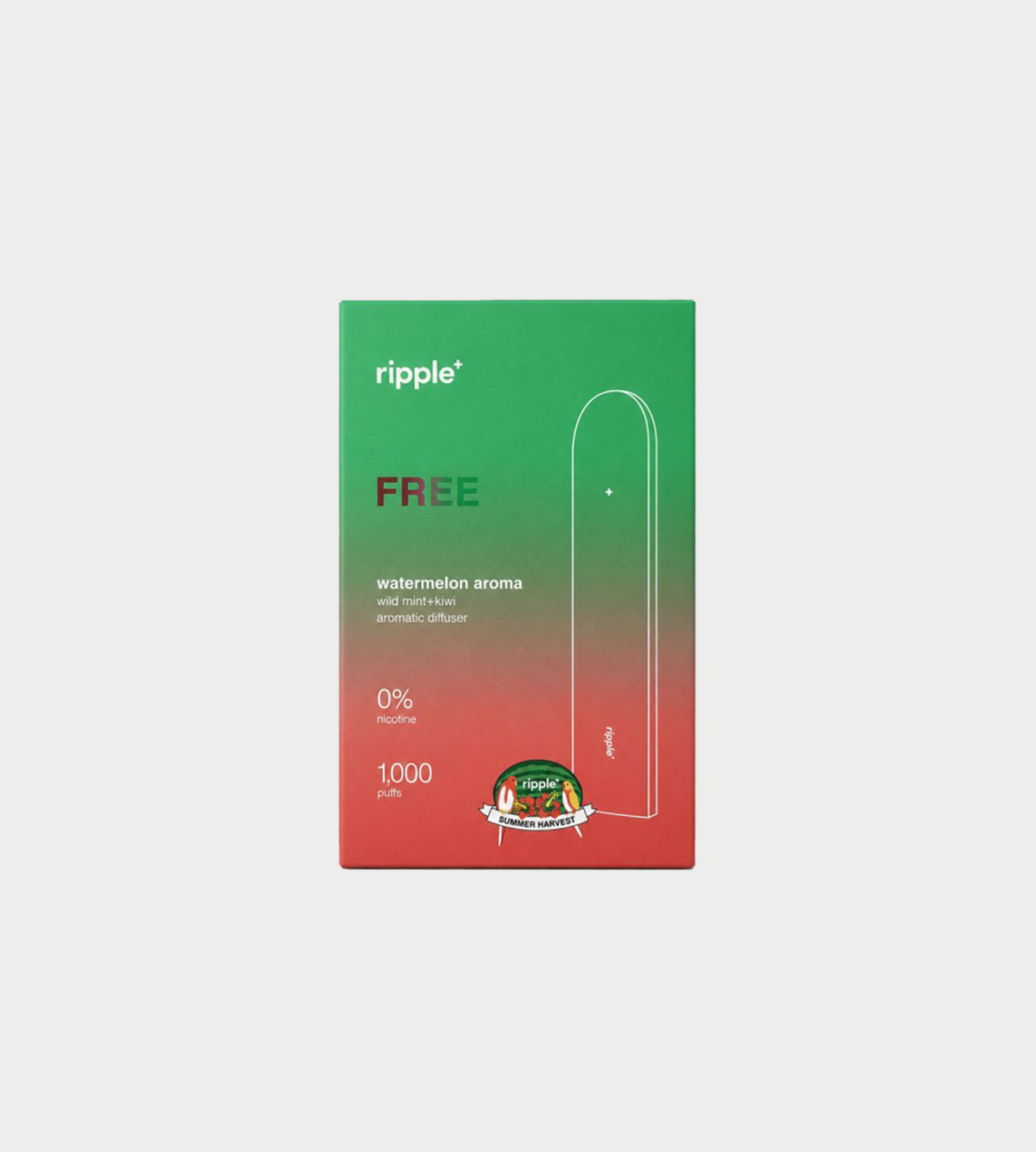 Ripple - Plant-Powered puffs Free / Watermelon