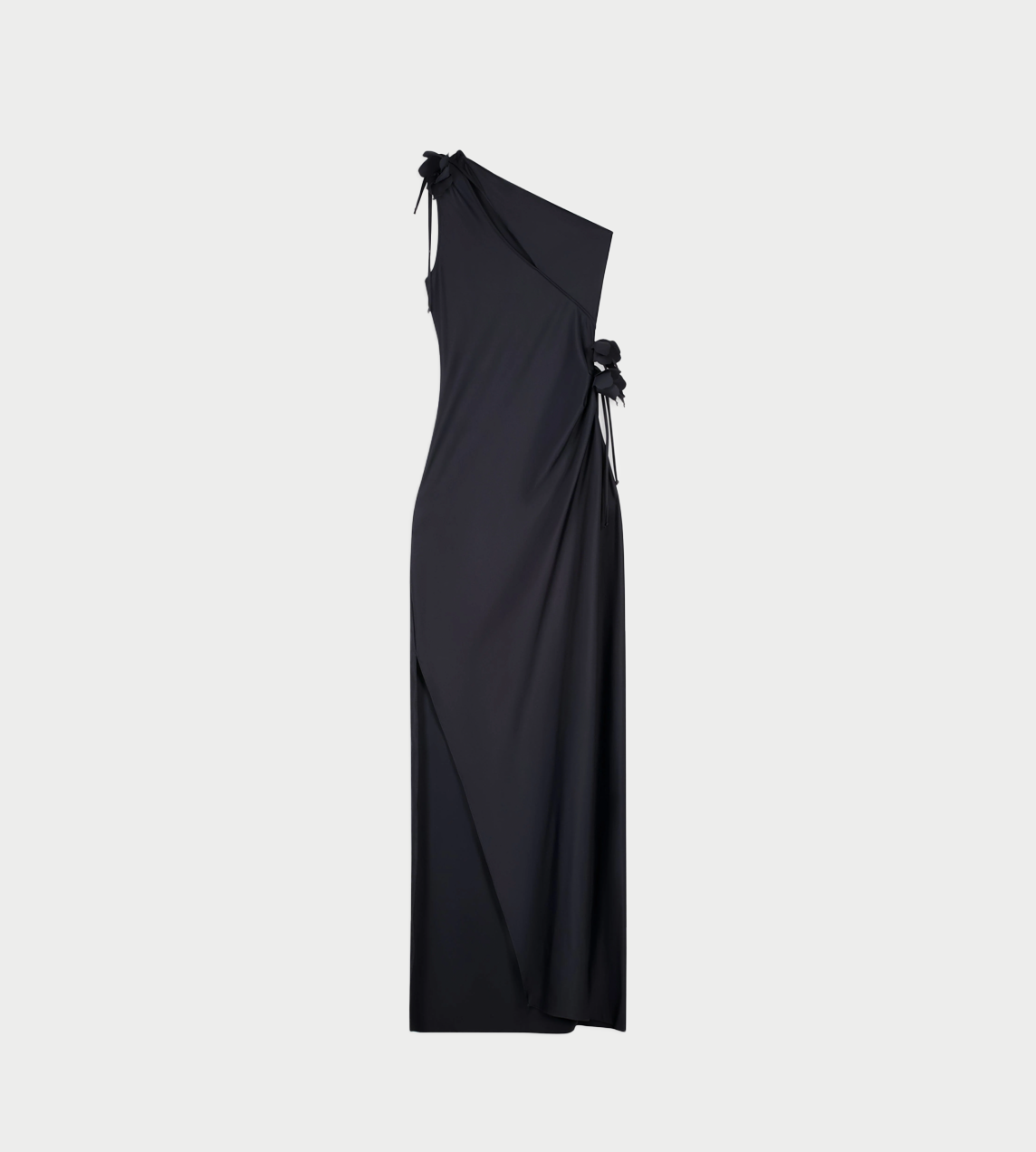 COPERNI - Asymmetric Flower Gown Blk