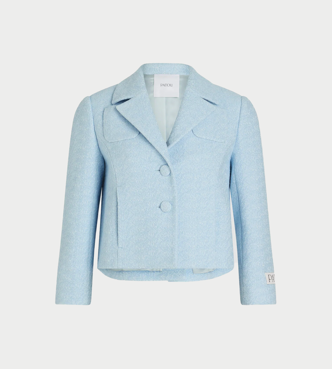 PATOU - Tailored Short Jacket Blue