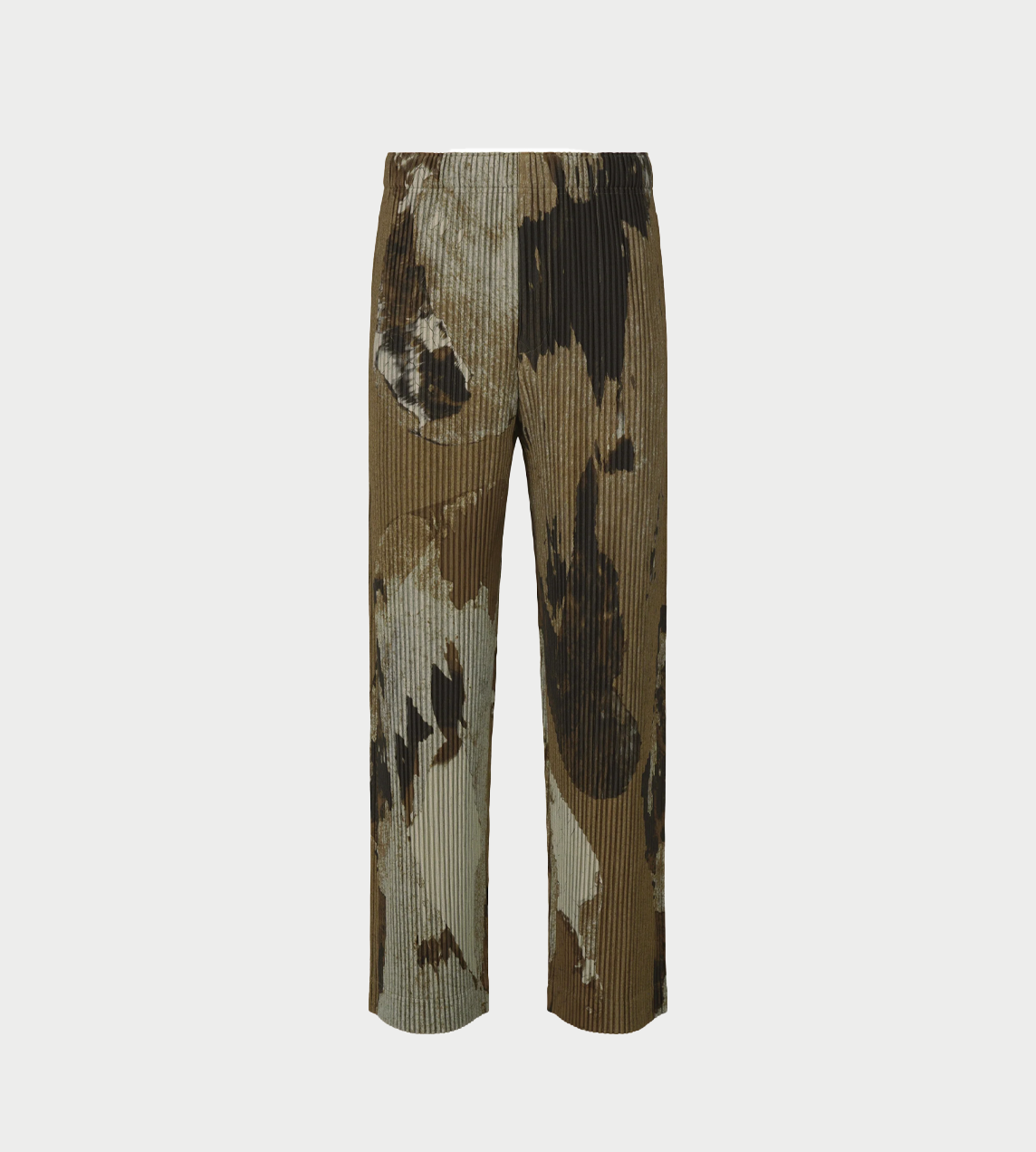 HOMME PLISSE ISSEY MIYAKE - Painted Stone Trousers Brown