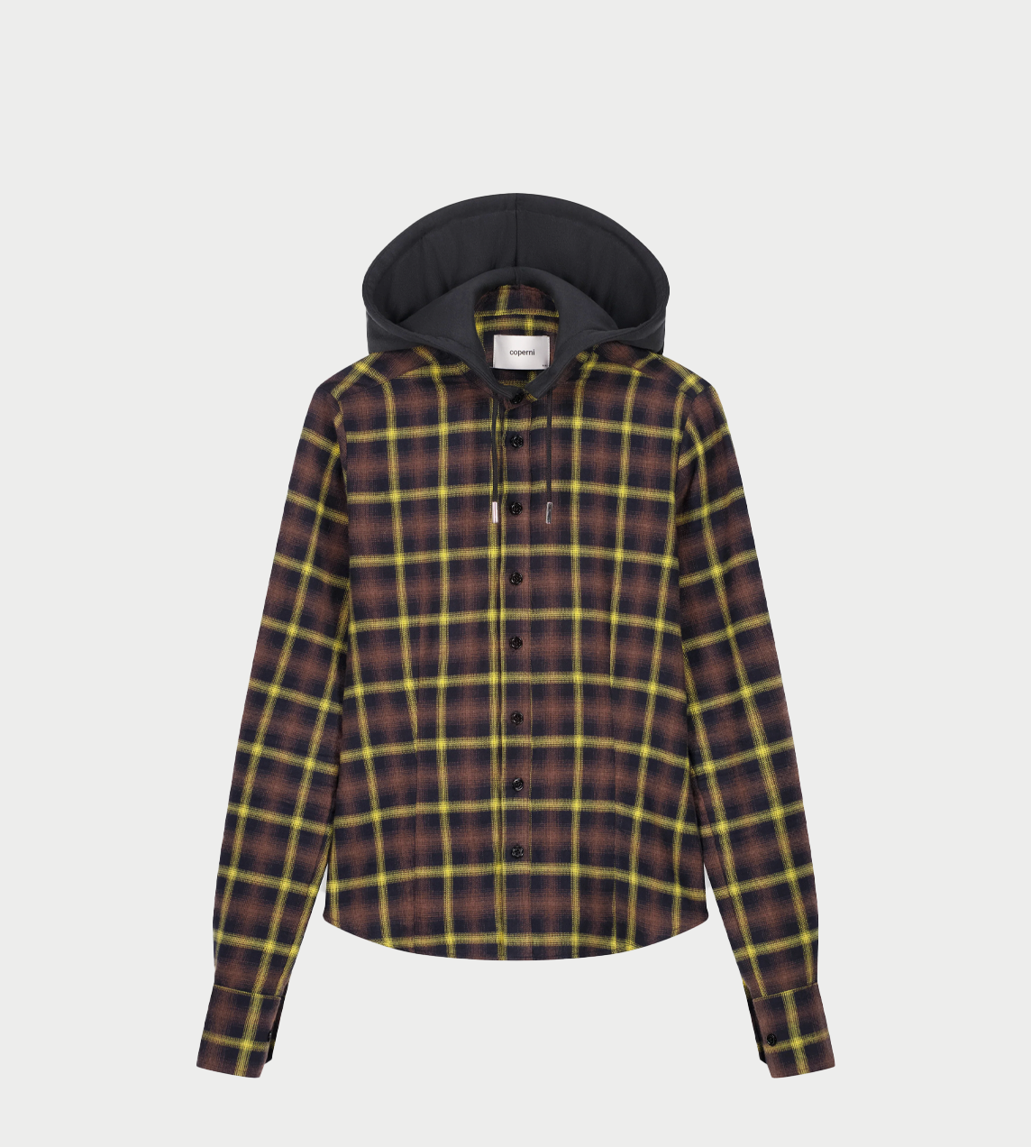 COPERNI - Hooded Shirt Brown