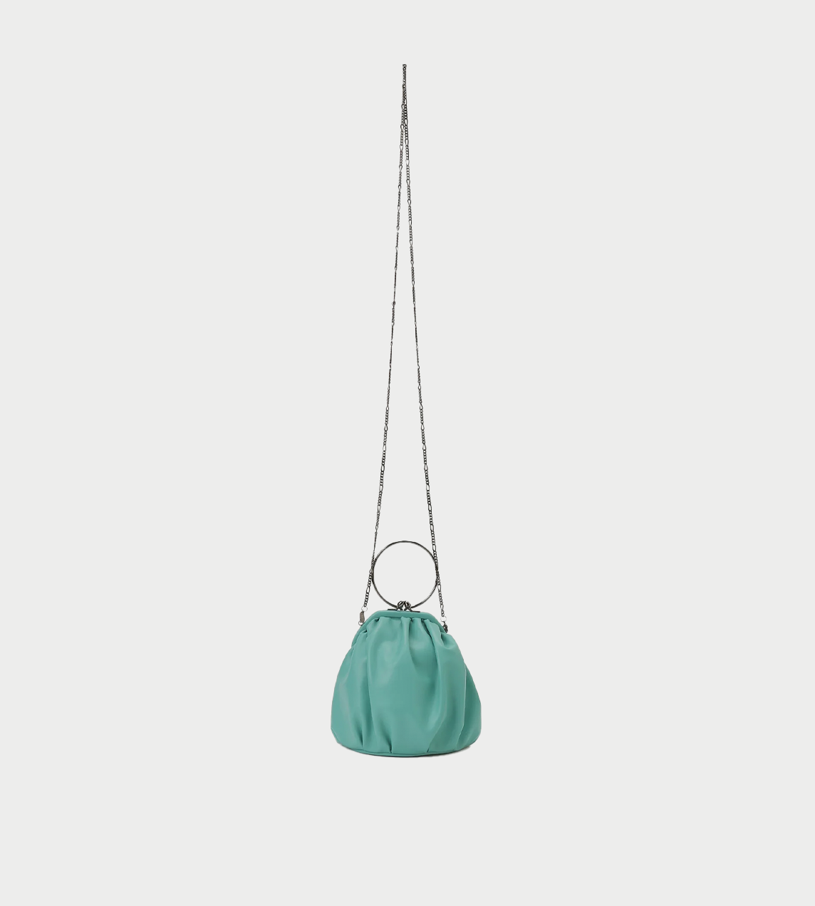 Discord Yohji - Drape Clasp Pouch Mint.Green