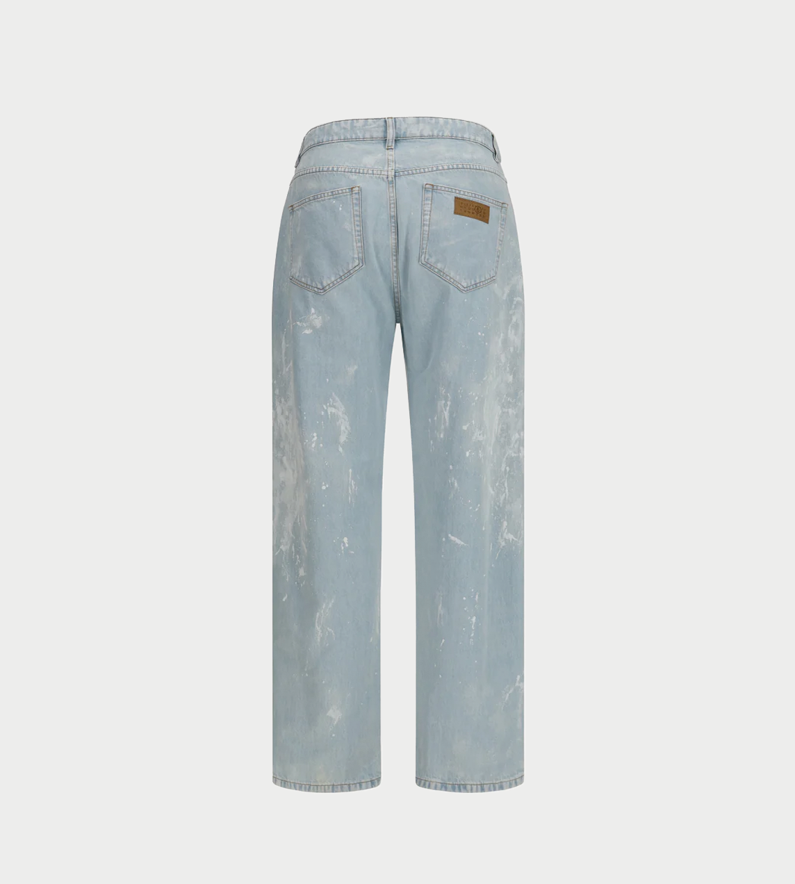 MM6 MAISON MARGIELA - Painted Denim Straight-leg Pants