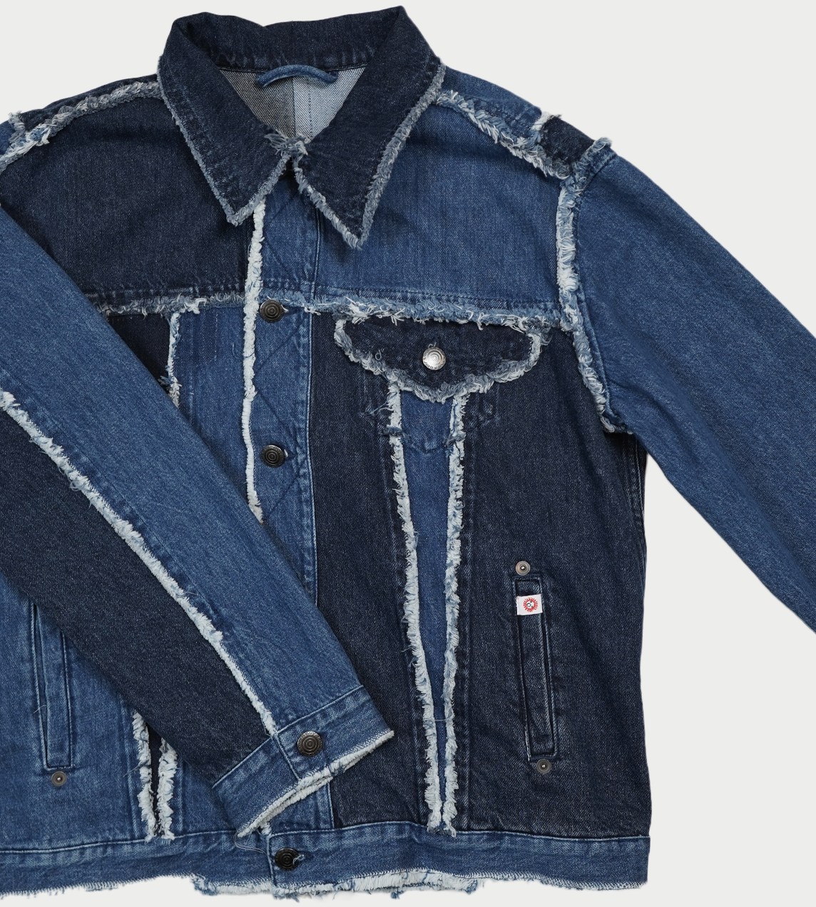 Charles Jeffrey LOVERBOY - Oversized Denim Jacket Blue