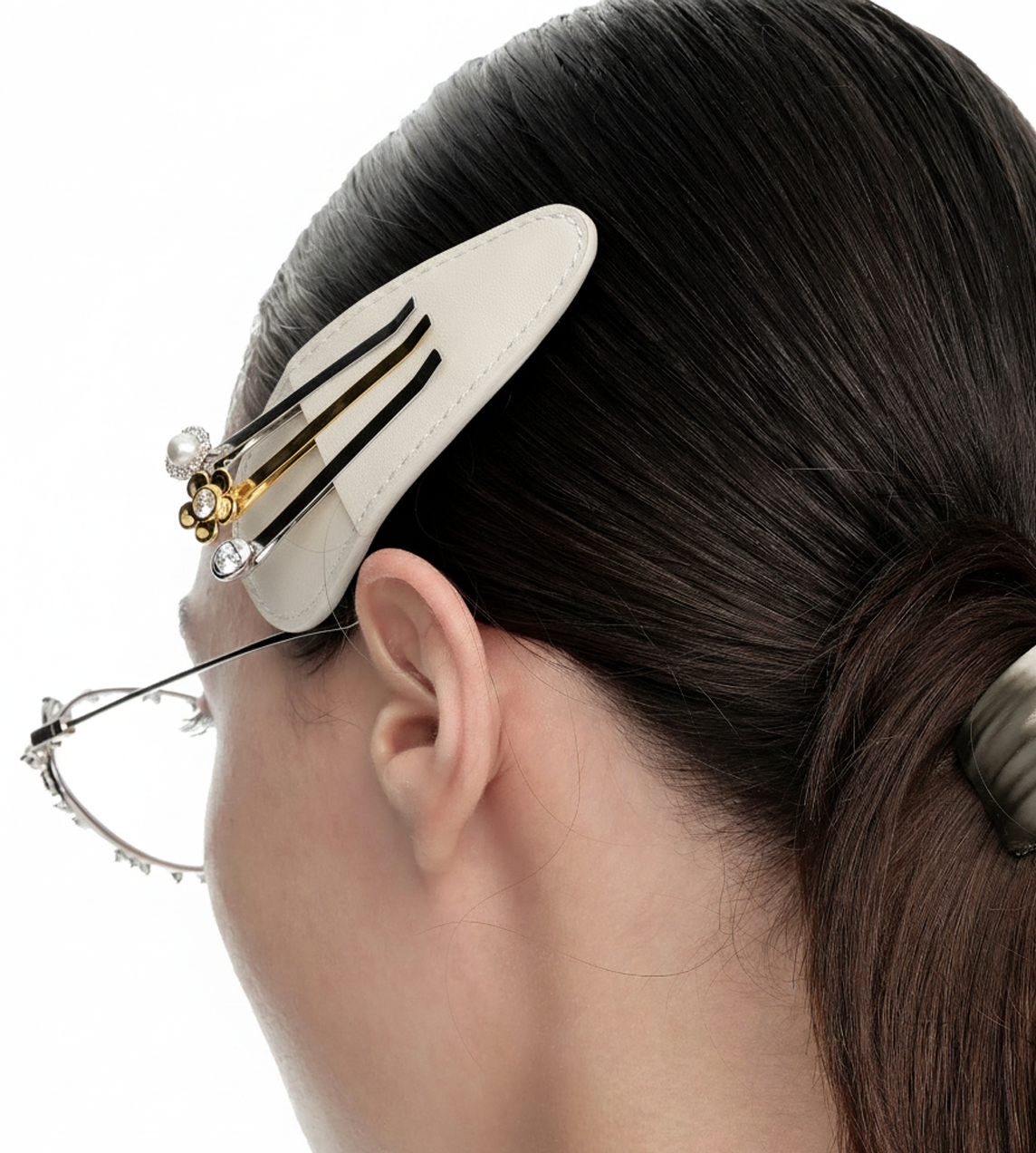 Yvmin - Jewelry Box Hair Clip White