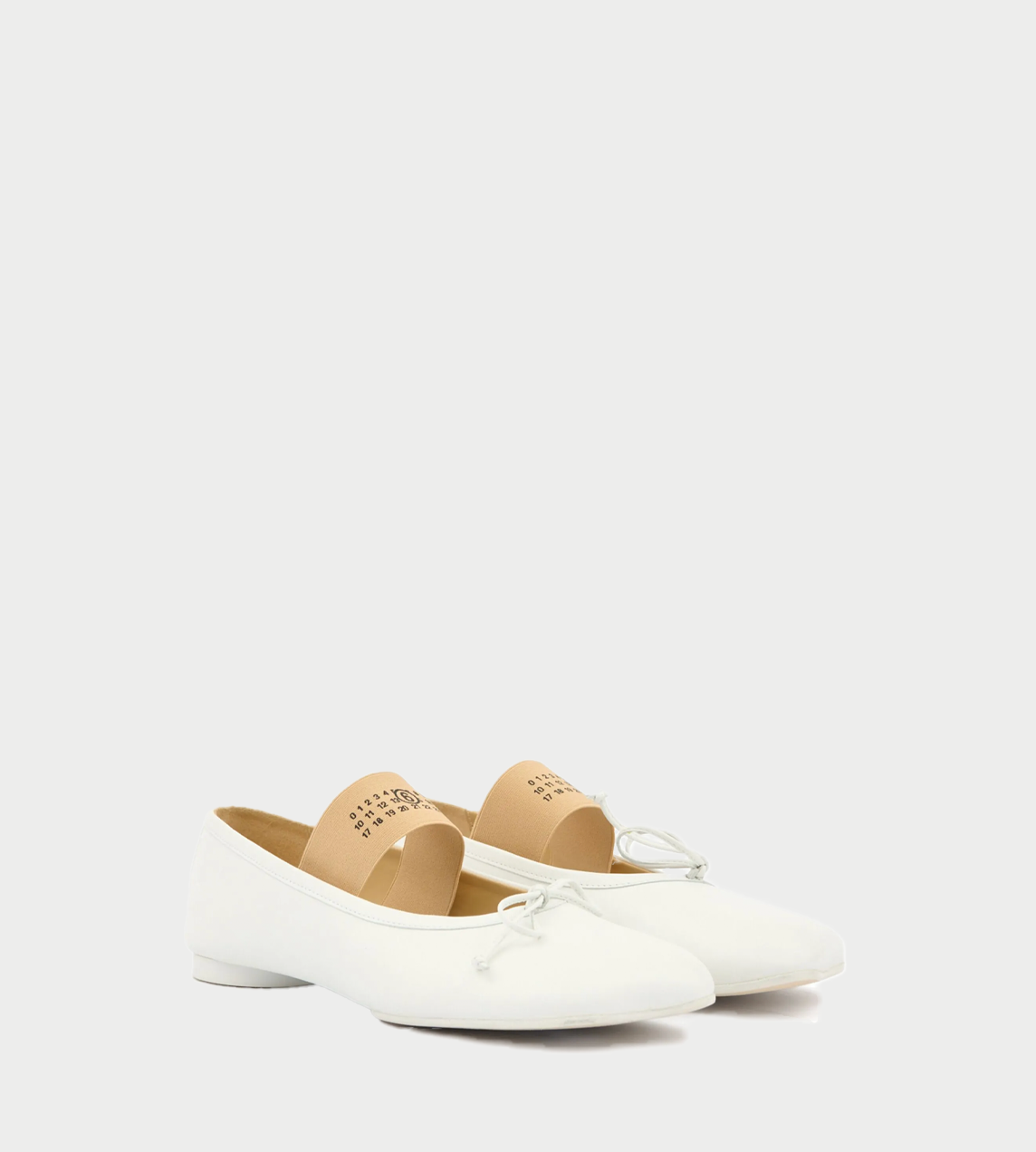MM6 Maison Margiela - Anatomic Ballerinas Flats White