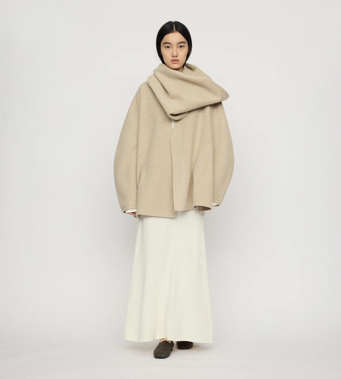 RUOHAN - Loess Maui Scarf Beige