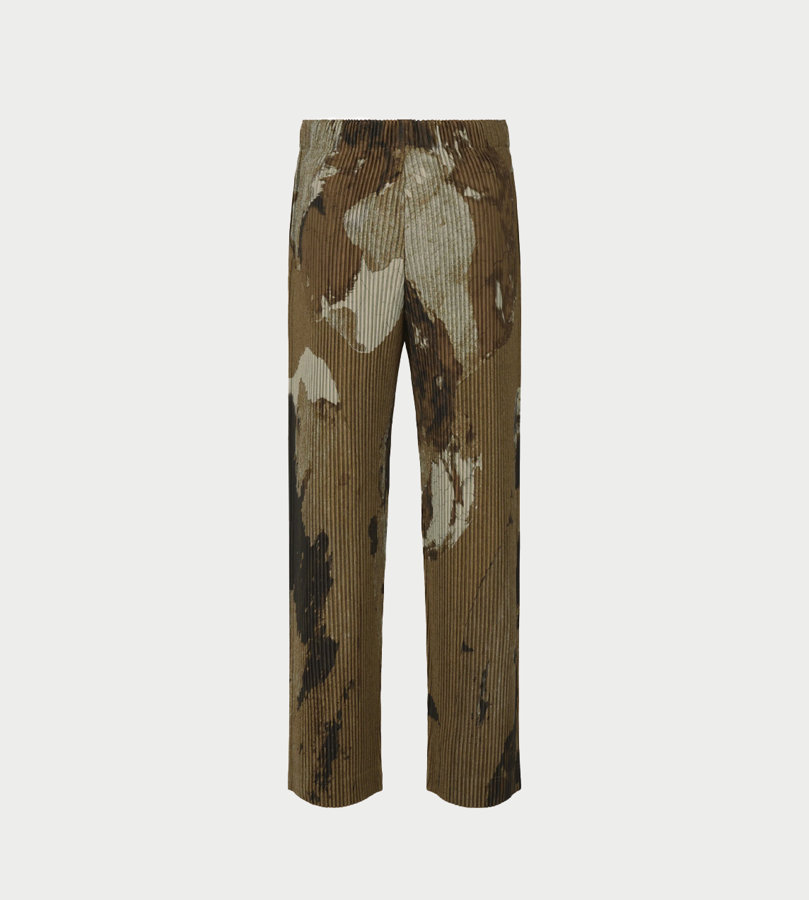 HOMME PLISSE ISSEY MIYAKE - Painted Stone Trousers Brown
