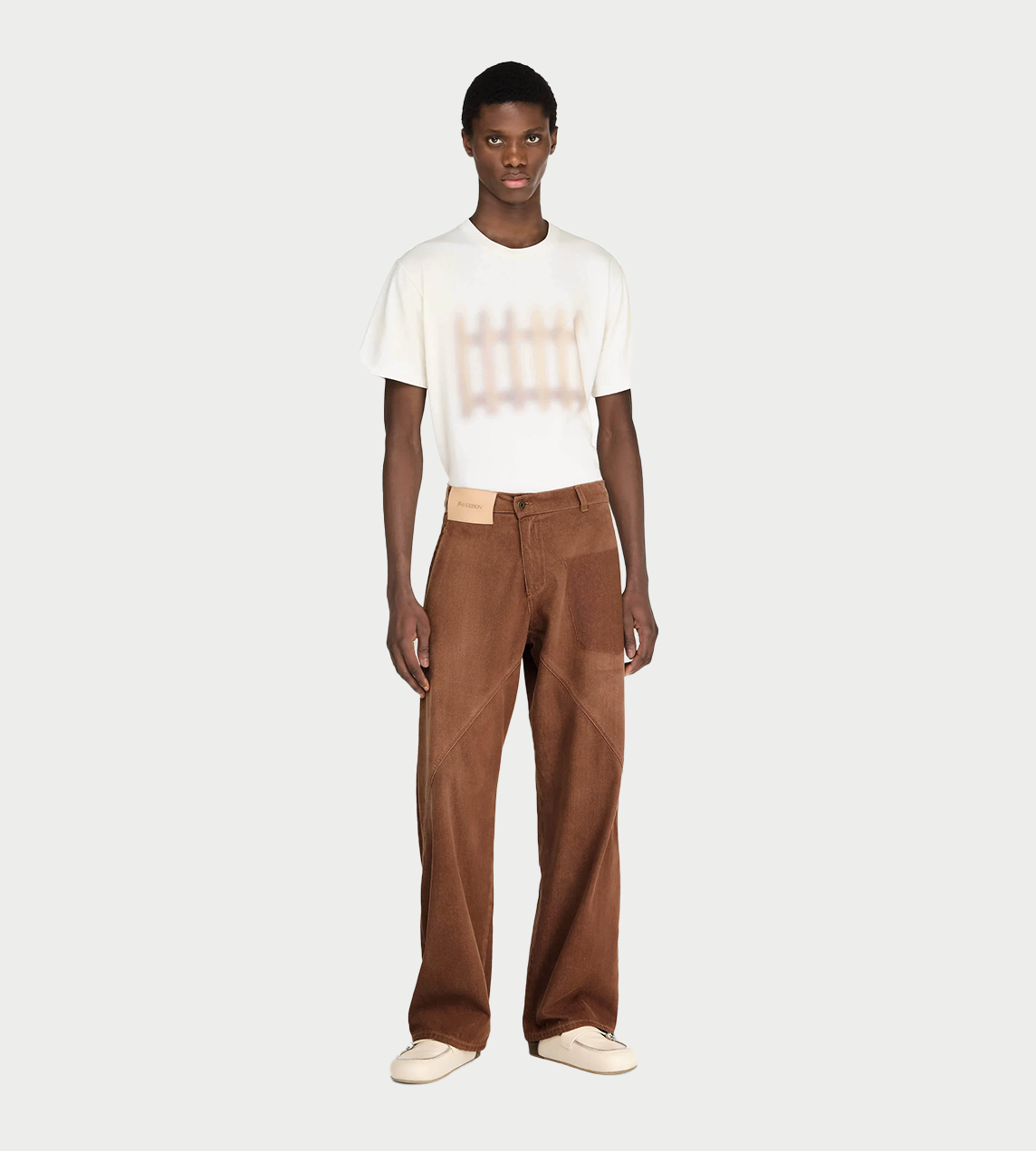 JW ANDERSON - Aged Twisted Jean Rust