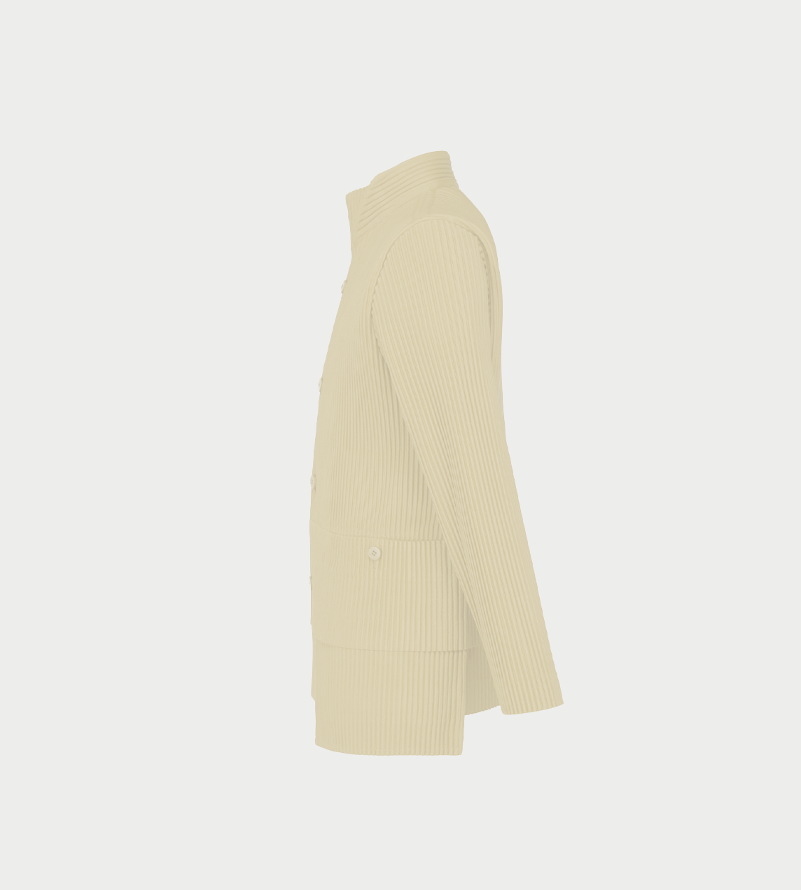 HOMME PLISSE ISSEY MIYAKE - Multi-pocket Jacket Limestone White