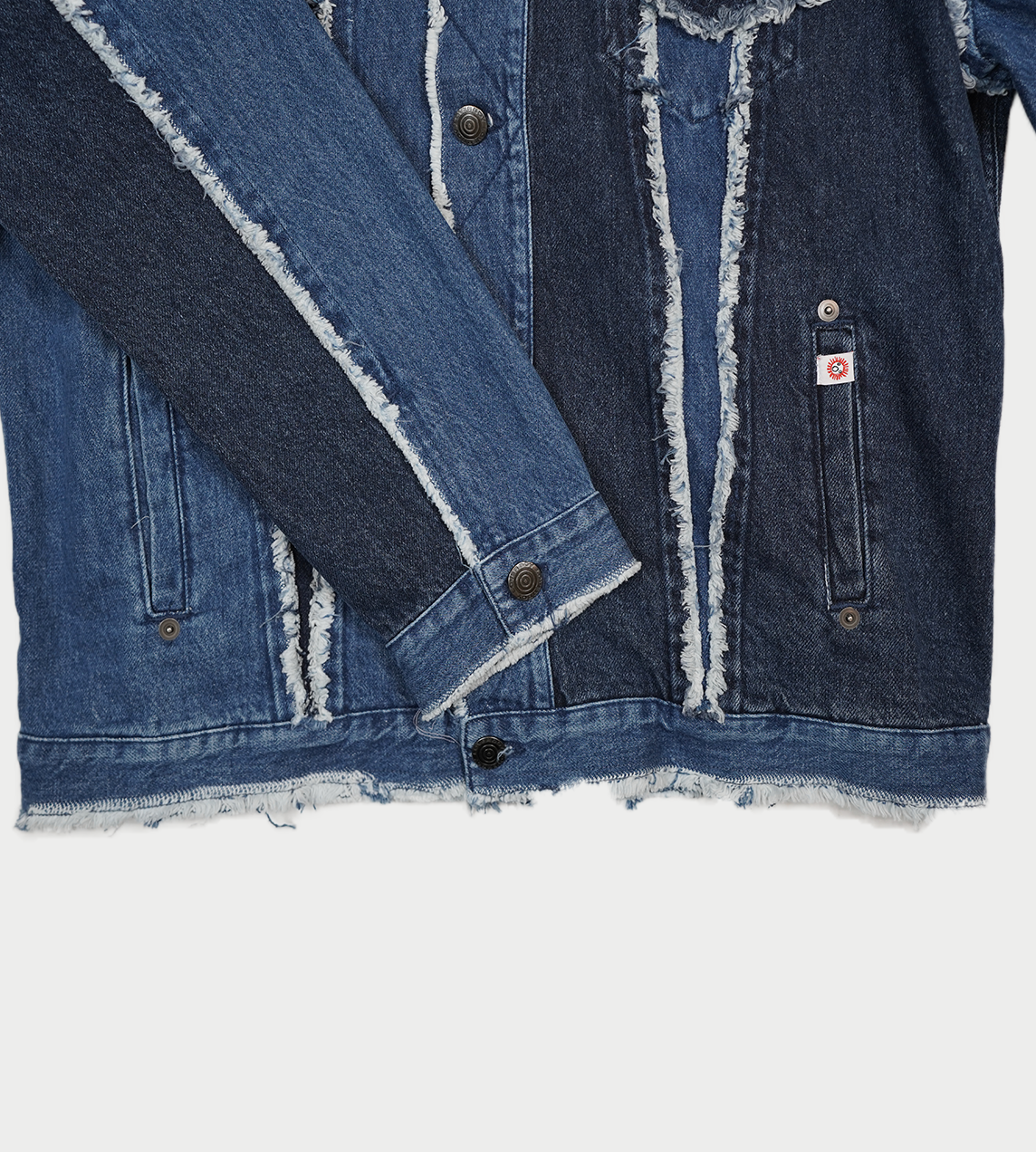 Charles Jeffrey LOVERBOY - Oversized Denim Jacket Blue