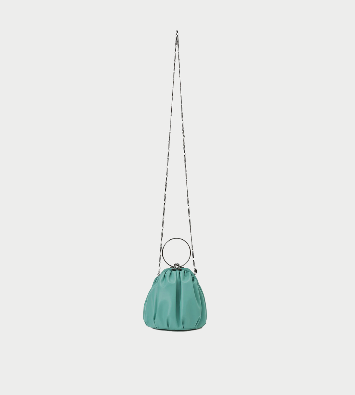 Discord Yohji - Drape Clasp Pouch Mint.Green