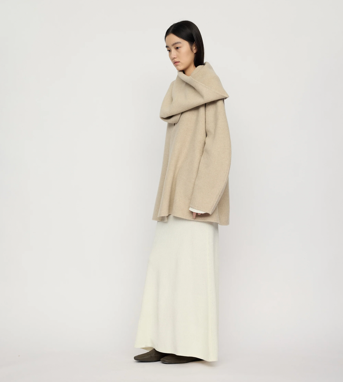 RUOHAN - Loess Maui Scarf Beige