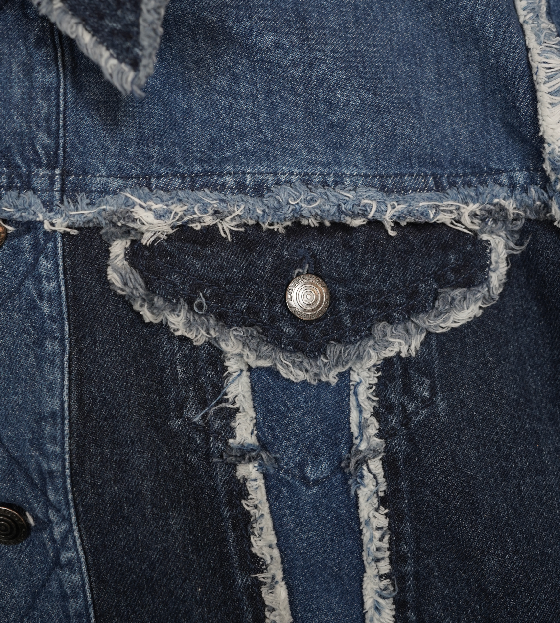 Charles Jeffrey LOVERBOY - Oversized Denim Jacket Blue