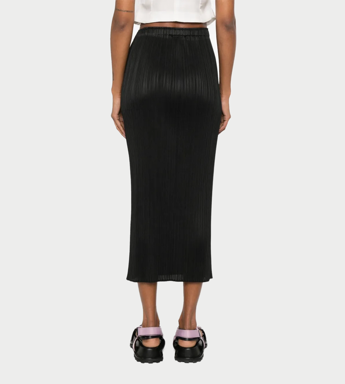 PLEATS PLEASE ISSEY MIYAKE - Basic Pleated Skirt Blk