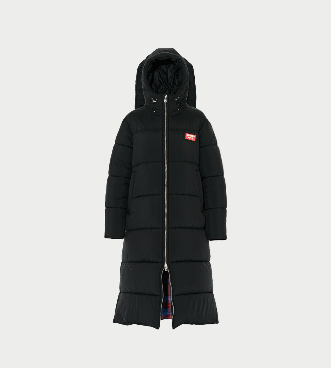 Long Bunny Puffer Jacket Blk
