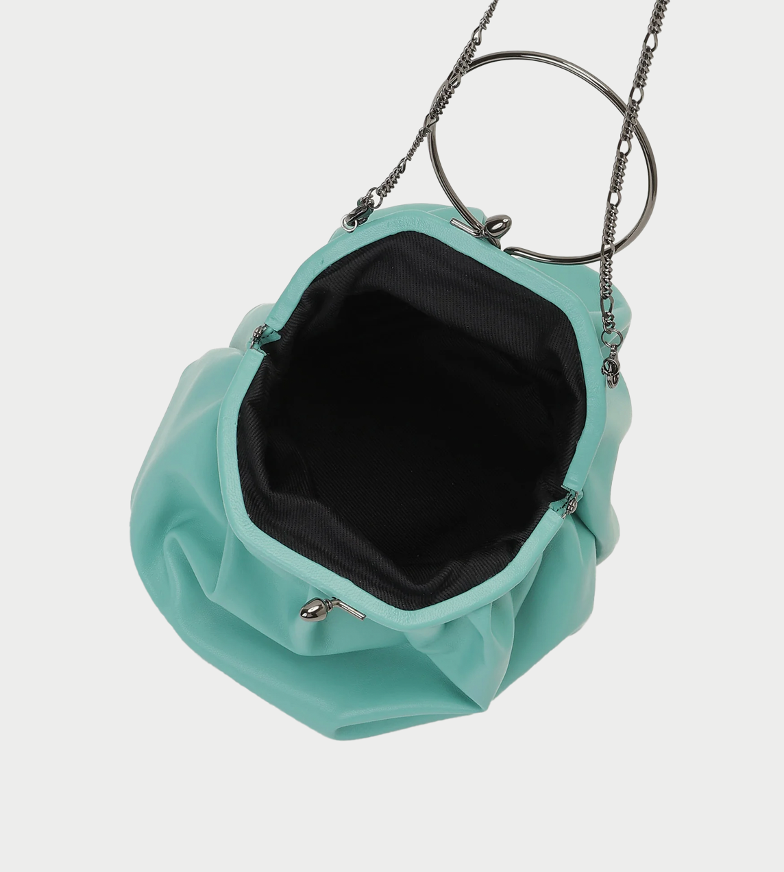 Discord Yohji - Drape Clasp Pouch Mint.Green