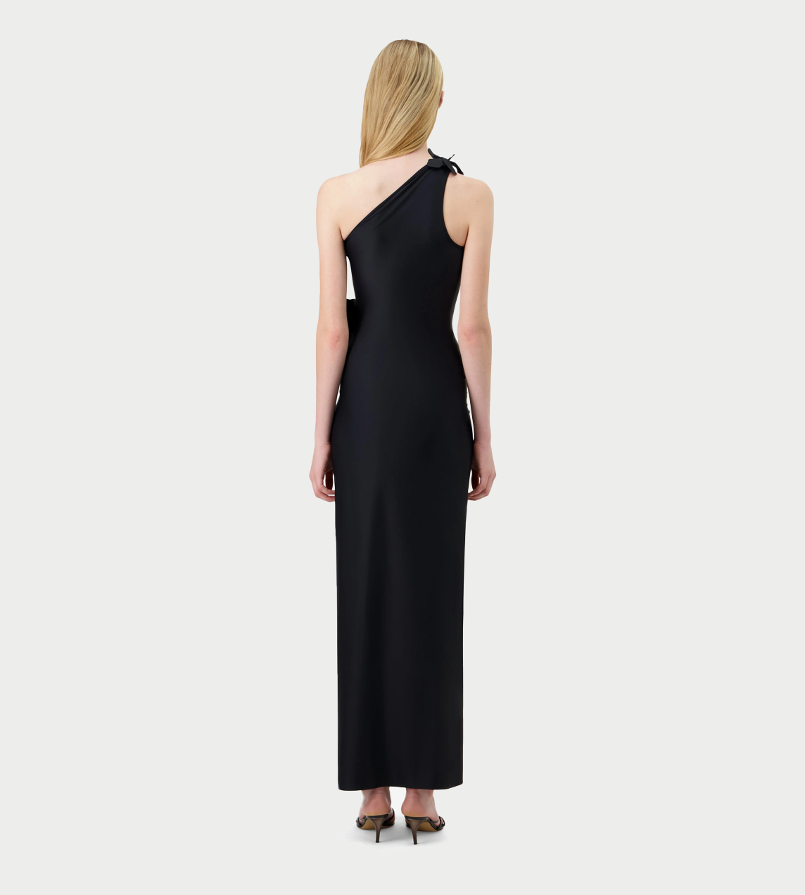 COPERNI - Asymmetric Flower Gown Blk