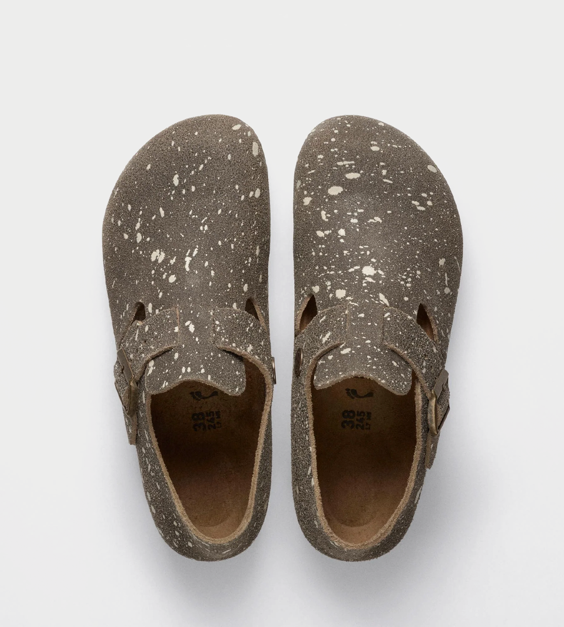 SFTM x Birkenstock London "The Artist" Taupe Splash