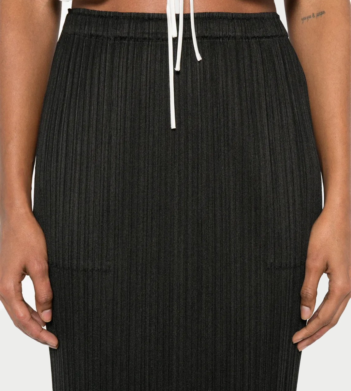 PLEATS PLEASE ISSEY MIYAKE - Basic Pleated Skirt Blk