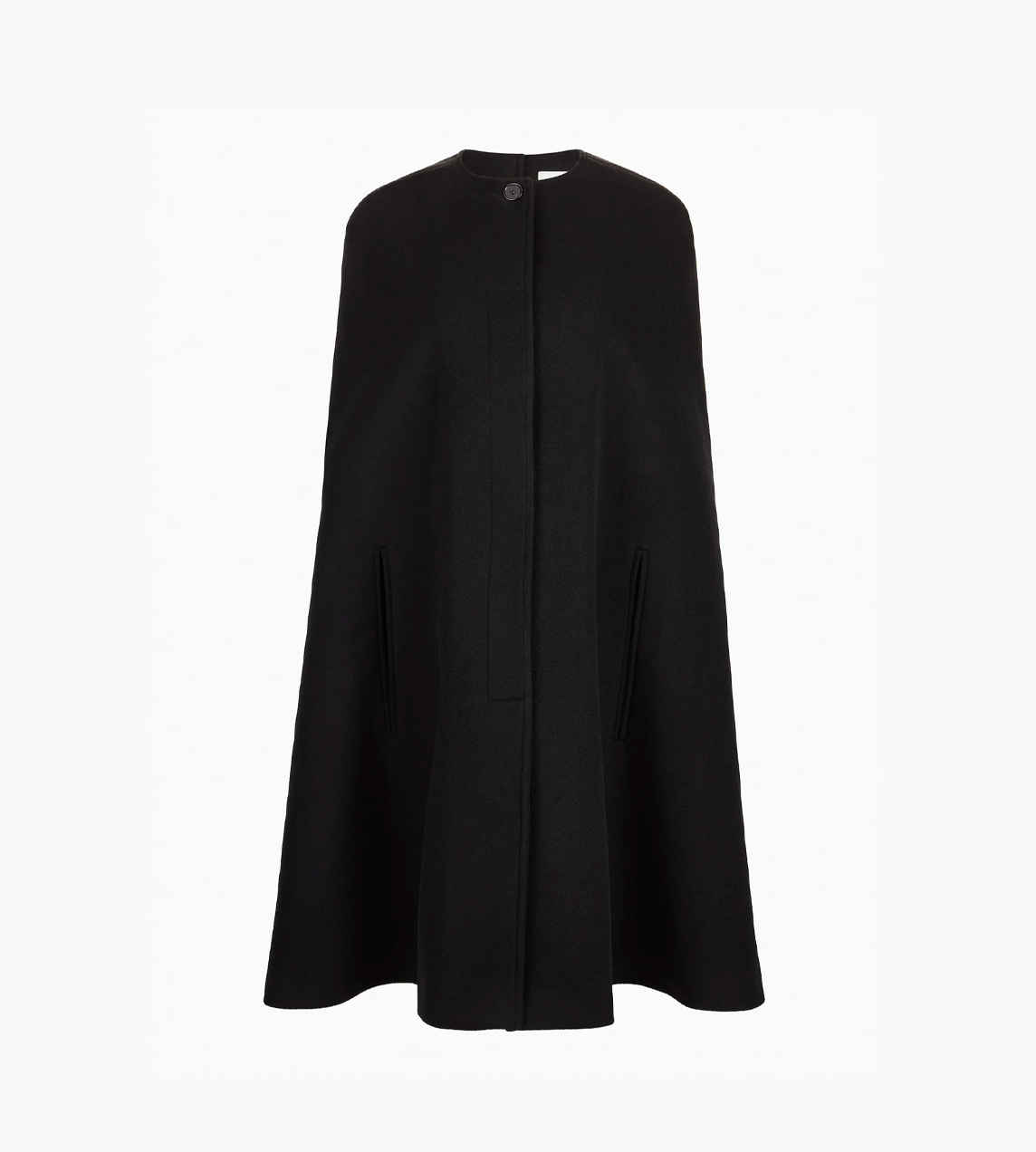 NINA RICCI - Tailored Wool Cape Blk