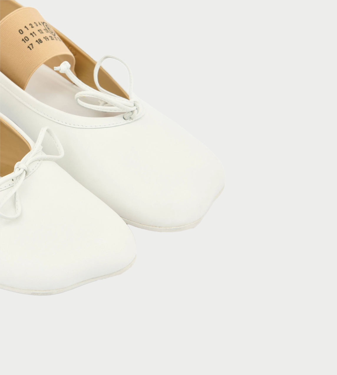 MM6 Maison Margiela - Anatomic Ballerinas Flats White
