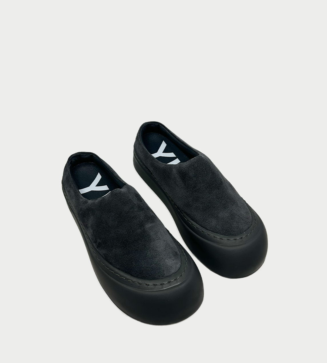 YUME YUME - Goofy slider Dk Grey Suede