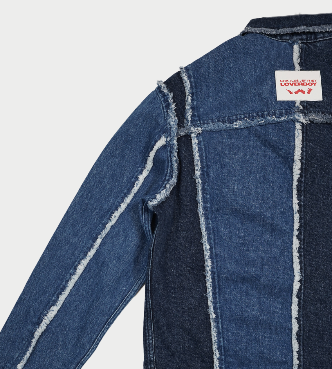 Charles Jeffrey LOVERBOY - Oversized Denim Jacket Blue