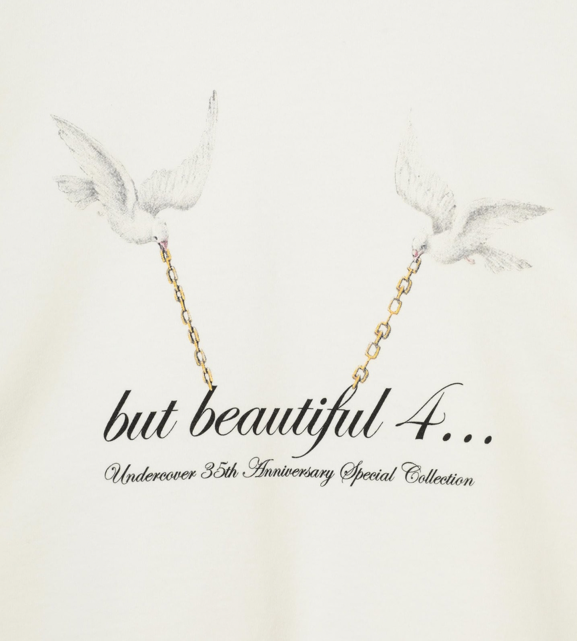 UNDERCOVER - But Beautiful Box Tee Ivory