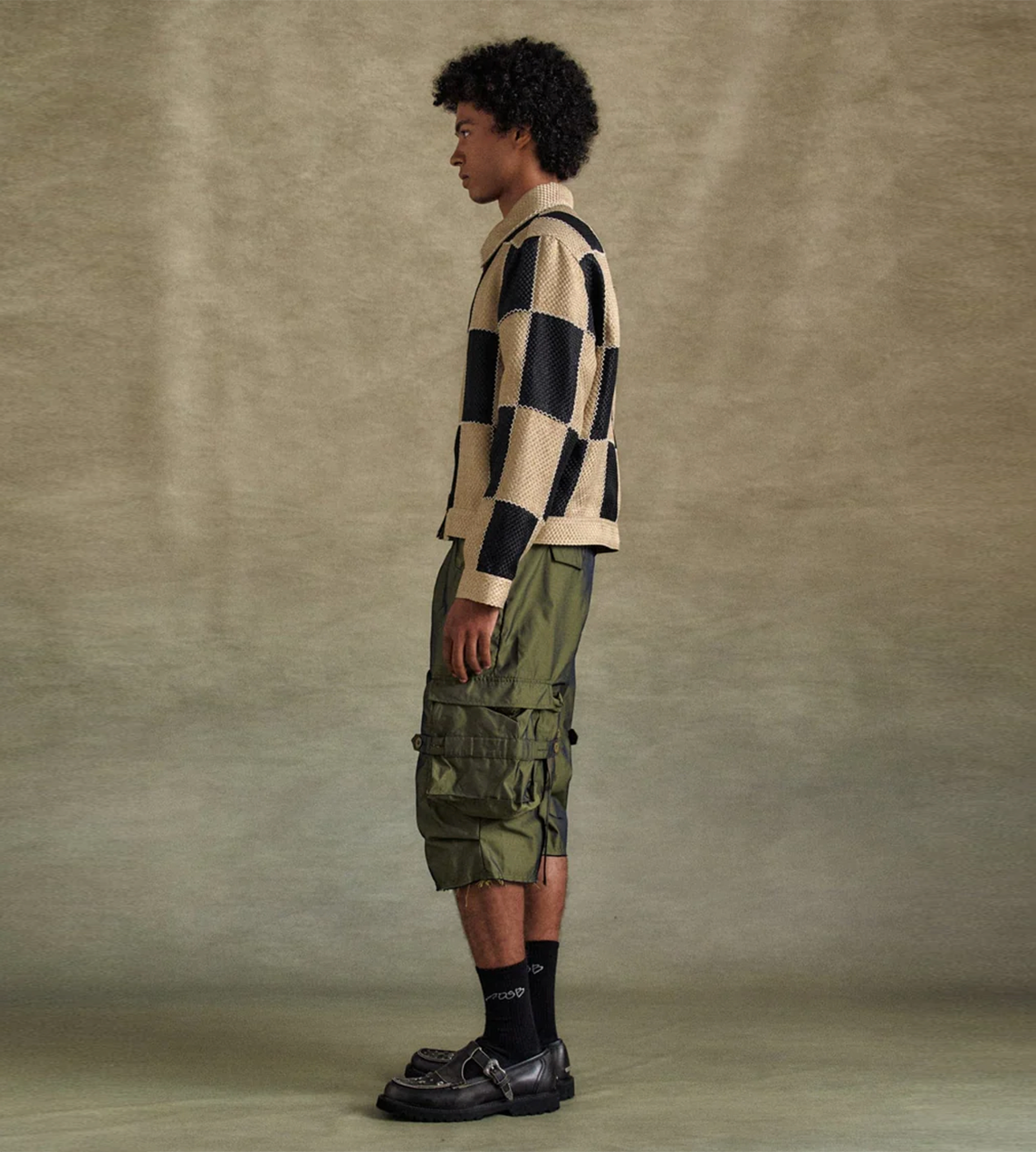 ANDERSSON BELL - Patchwork Zip-up Jacket Multi