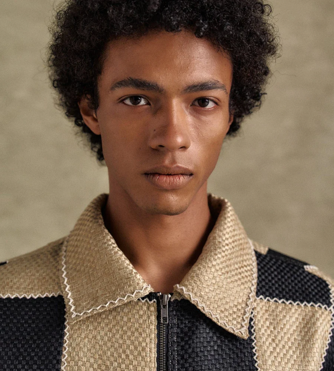 ANDERSSON BELL - Patchwork Zip-up Jacket Multi