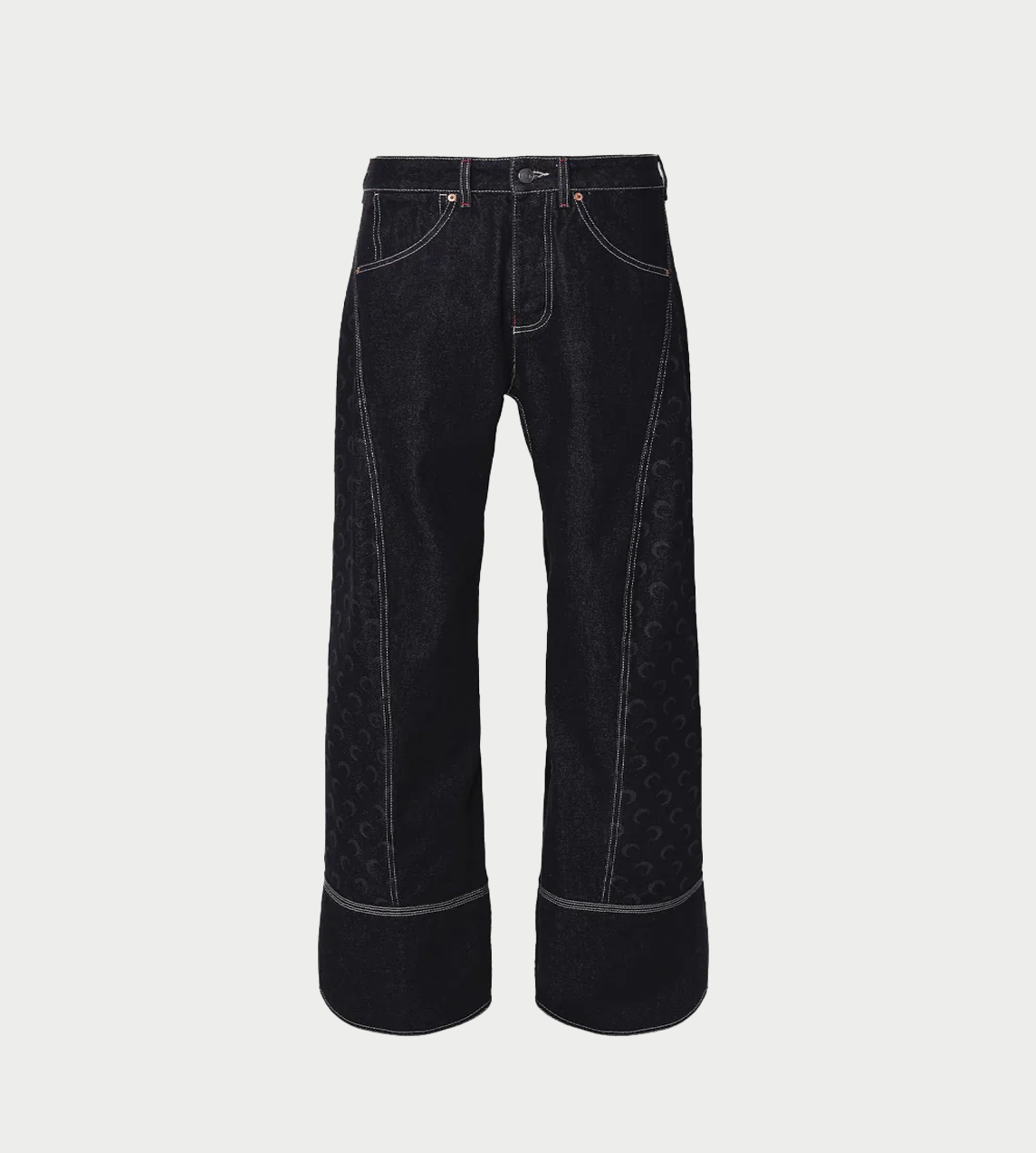 Marine Serre - Moon Laser Denim Curved Jeans (M) – WDLT117