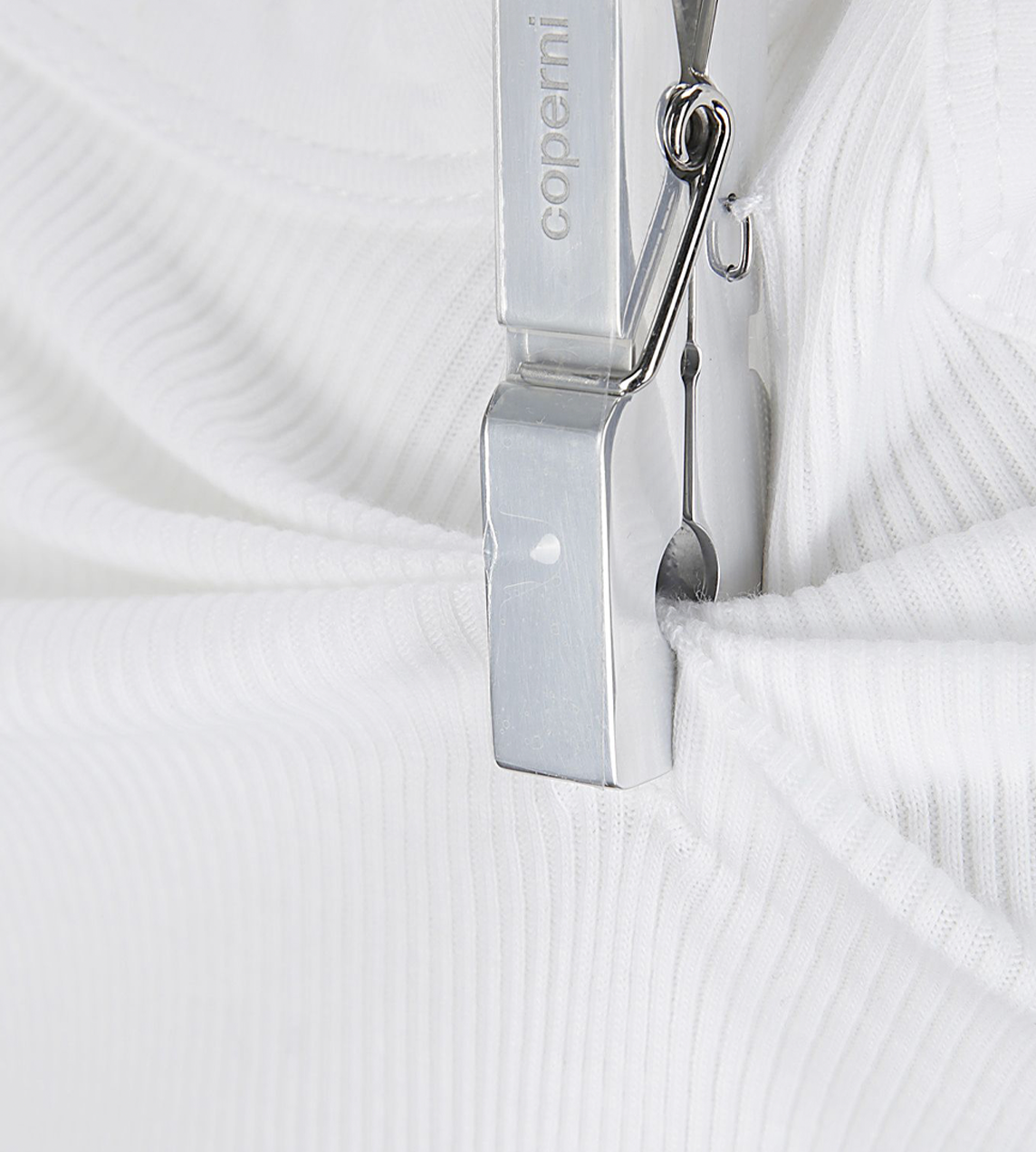 COPERNI - Washing Clip Rib Tank White