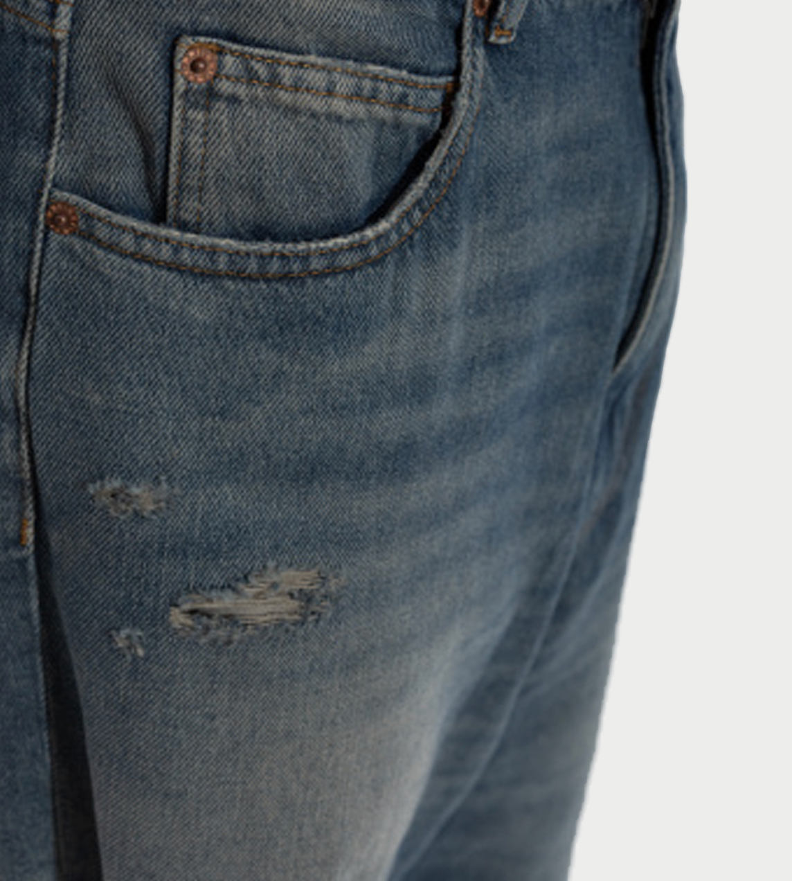 MM6 Maison Margiela - Destroyed 5 Pocket Jeans